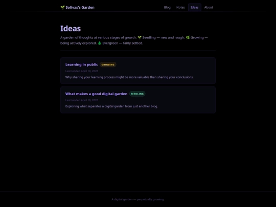 ideas screenshot