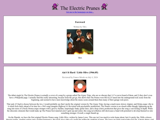 electricprunes screenshot