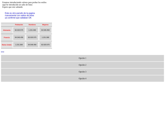 table screenshot
