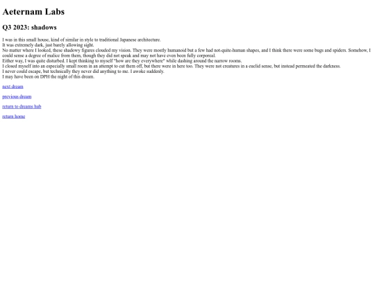 tales/shadows screenshot