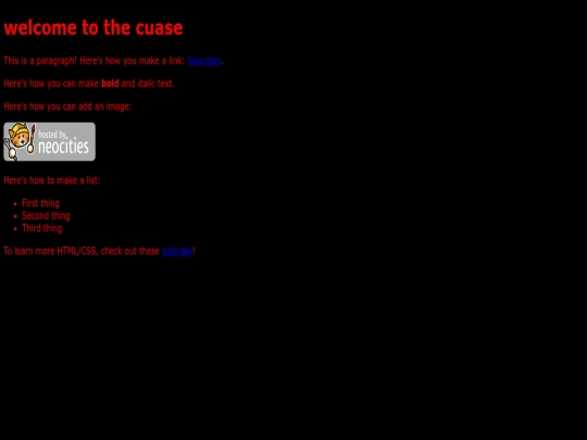 index screenshot