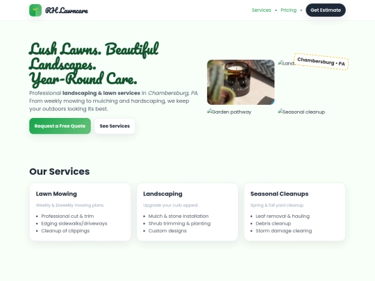 Rh-Lawncare screenshot