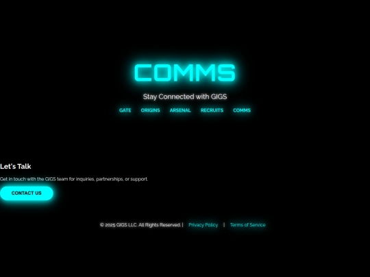 comms screenshot