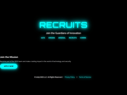 recruits screenshot