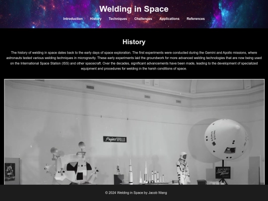 history screenshot