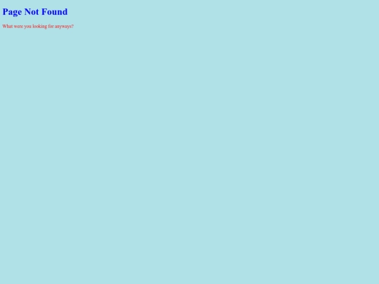 not_found screenshot