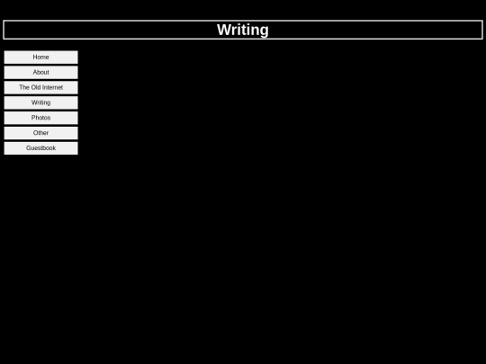writing screenshot