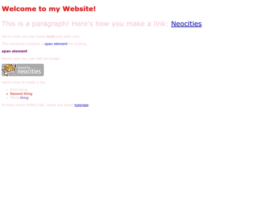 index screenshot