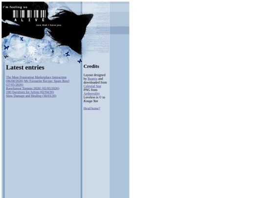 blog screenshot
