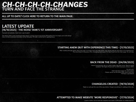 changelog screenshot