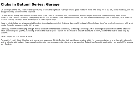 garage screenshot