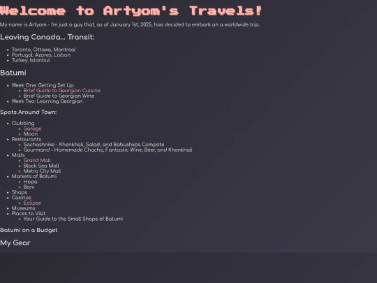index screenshot