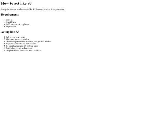 lists screenshot