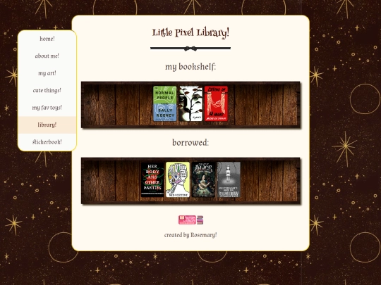 library screenshot