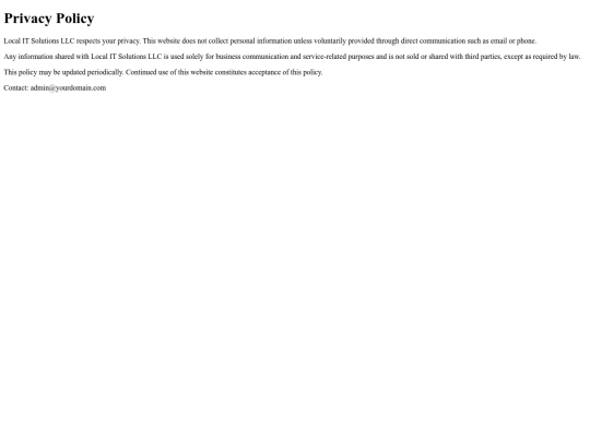 privacy screenshot