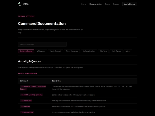 docs screenshot