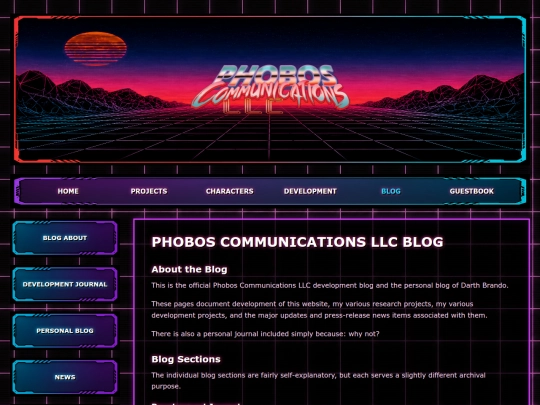blog screenshot