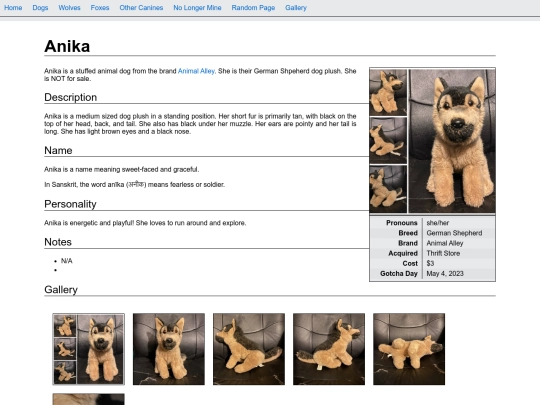 dogs/anika screenshot