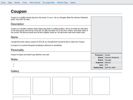 dogs/coupon screenshot