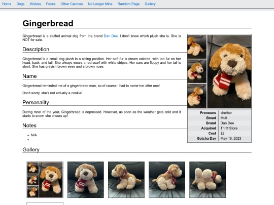 dogs/gingerbread screenshot