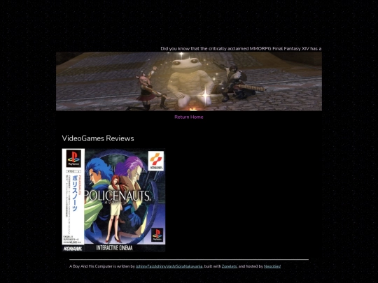 VideogameReviews screenshot