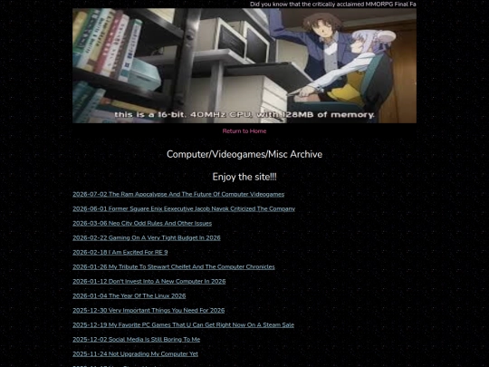 tags/computervideogamesmisc screenshot