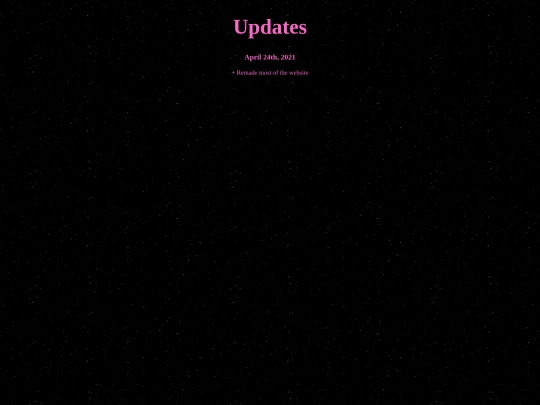 updates screenshot