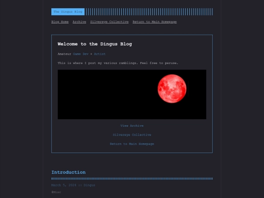 blog screenshot