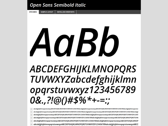 style/fonts/open-sans-fontfacekit/web fonts/opensans_semibolditalic_macroman/OpenSans-SemiboldItalic-demo screenshot