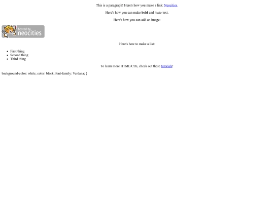index screenshot