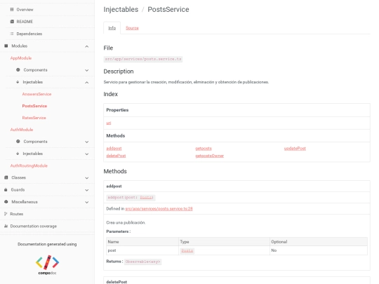 injectables/PostsService screenshot