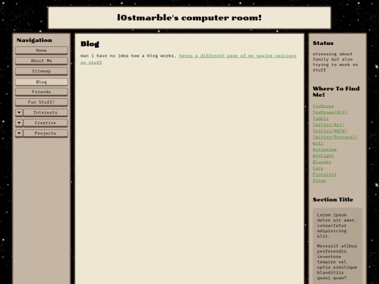 blog screenshot