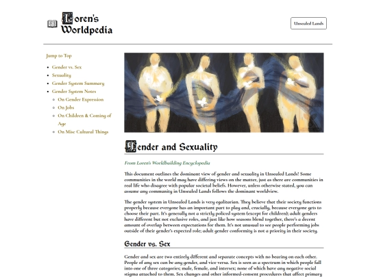 worldpedia/articles/unsealed-lands/culture/gender-sexuality screenshot