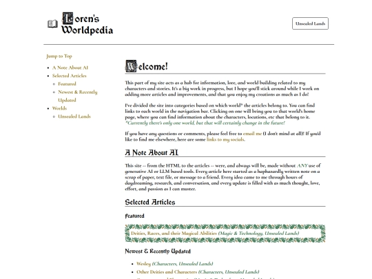 worldpedia/home screenshot