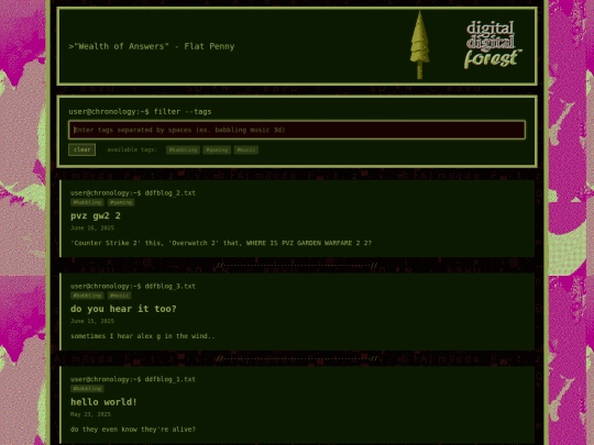 chronology screenshot
