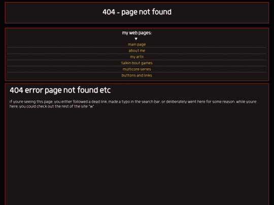 not_found screenshot