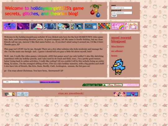 archive/holidaystargirl1225 screenshot