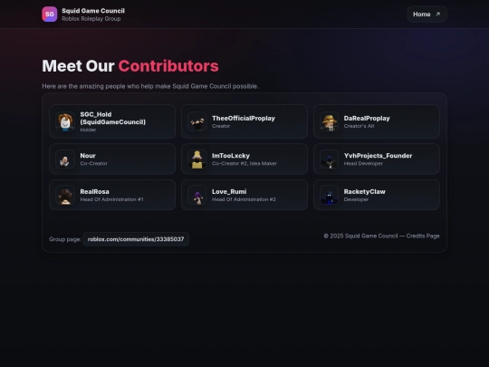 contributors screenshot