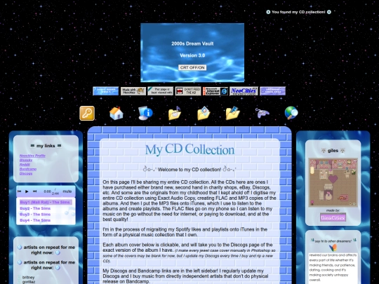 CDs screenshot