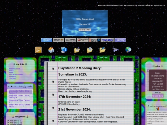 modding-diary screenshot