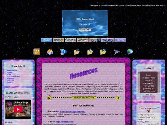 resources screenshot