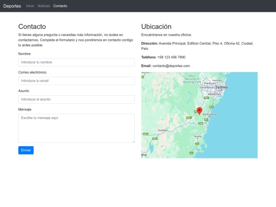 contacto screenshot
