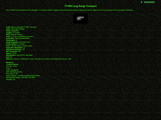 rangers/transport screenshot