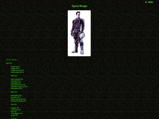 rangers/typical screenshot