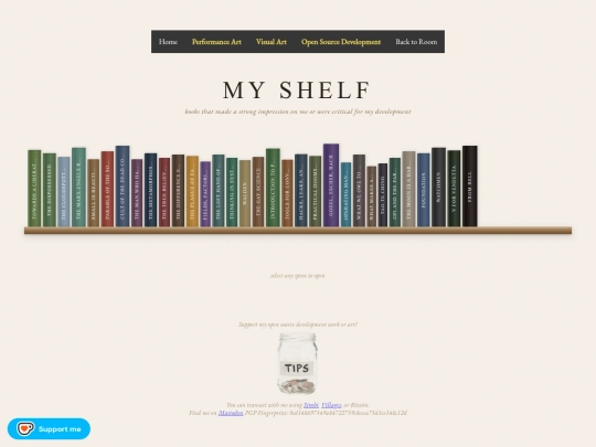 bookshelf screenshot