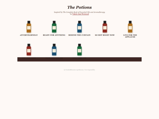 essentialoils screenshot