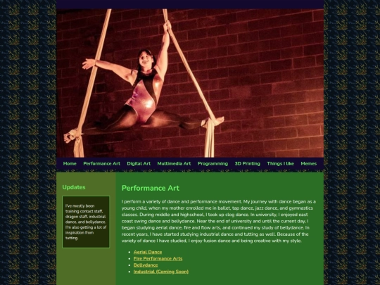 performanceart screenshot