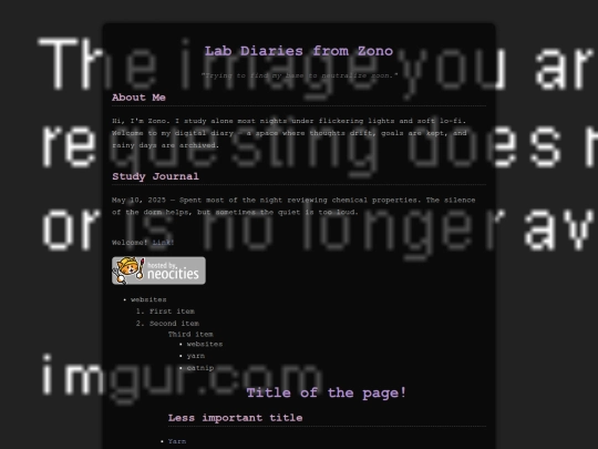 index screenshot