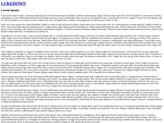 loremipsum screenshot