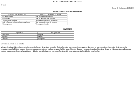 MARIA GUADALUPE ORO GONZALEZ screenshot